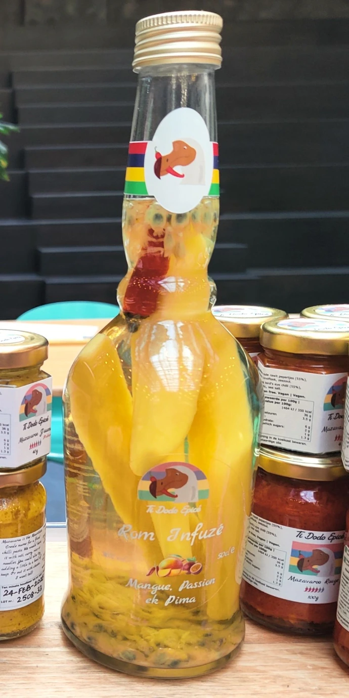 Rom infusé Mangue Passion ek Pima Rom infusé Mangue